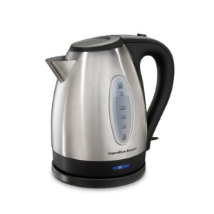 Hamilton Beach 1.7 Qt. Electric Kettle, Stainless Steel
