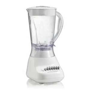 Hamilton Beach 10 speed Blender, White, Plastic Jar