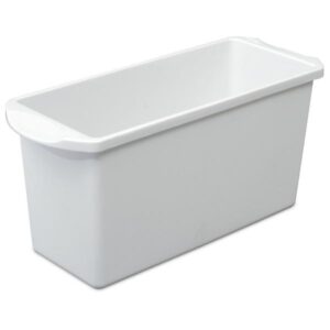 Ice Cube Bin, White..6/cs