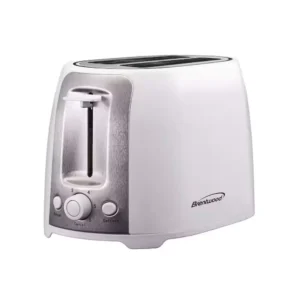 Brentwood 2 Slice Cool Touch Toaster, White