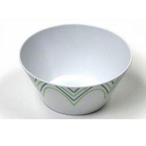 Bowl, 6" w/Design, Blue/Green