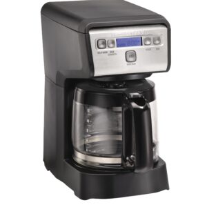 Hamilton Beach 12-Cup Coffeemaker, Programmable, Black w/Chrome