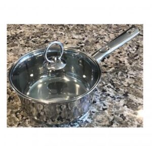 2 Qt. Stainless Steel Saucepan w/lid