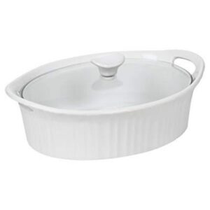 2.5 Qt. French White Oval Casserole