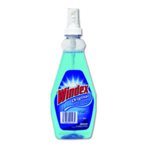 Windex Glass Cleaner w/Ammonia, 12x12oz with Pump Sprayer