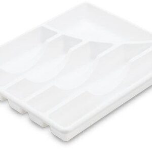 Sterilite Cutlery Tray, White
