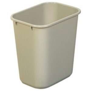 Rubbermaid Wastebasket, Beige