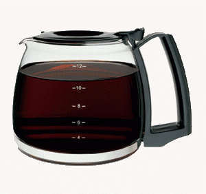 Black 12 Cup Carafe