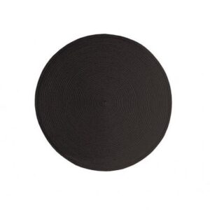 Round Placemat, 15", Black