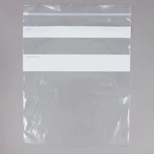 Elkay Plastics Seal Top Gallon Bag w/ White Strips Clear 10"X12"1.75Mil LDPE 250 / cs