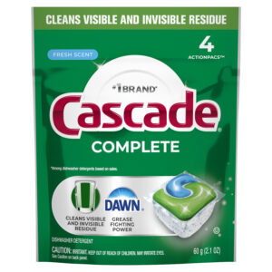 Cascade Dish Detergent Pods, 30 bags, 4 pods per bag
